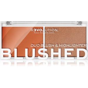 Makeup Revolution, Relove Color Play, румяна с хайлайтером королевского оттенка, 5,8 г