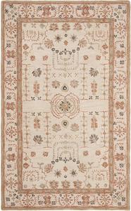 Ковер SAFAVIEH, 61 x 92 см, Anatolia Collection, Sand & Sand, ручной работы, традиционный восточный, шерстяной, идеален для помещений с высокой проходимостью: прихожая, гостиная, спальня (AN552A)