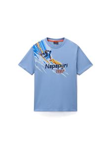 Рубашка NAPAPIJRI S-Fiemme, синий/опаловый