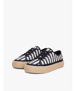 полосатые кроссовки Barcalope