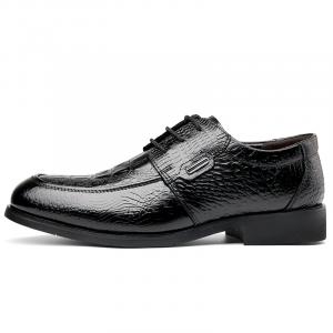 Мужские туфли Sonno черные на низком каблуке