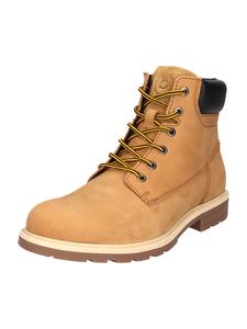 Bugatti Желтые ботинки на шнуровке