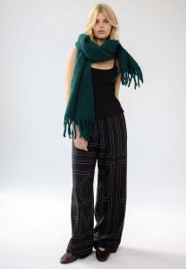 Шарф THE REYKJAVIK ARCTIC FOX & CO., темно-зеленый