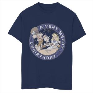 Футболка с рисунком «Безумный Шляпник» для мальчиков 8–20 лет «Алиса в стране чудес» Disney's, посвященная Дню рождения Disney, синий