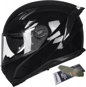 Шлем мотоциклетный ILM Model 129, черный