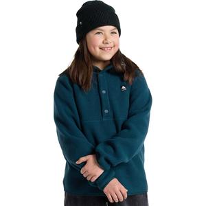 Детская флисовая куртка-анорак цвета "Пепел" Burton, Deep Emerald