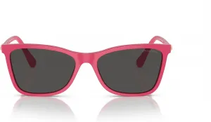 Женские прямоугольные солнцезащитные очки Swarovski SK6004, Fuchsia/Dark Grey
