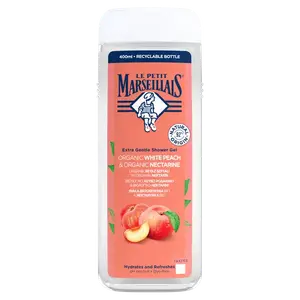 Гель для душа белый персик органический и нектарин органический, 400 мл Le Petit Marseillais Bio