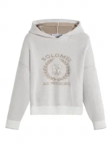 Худи с декоративной строчкой Brunello Cucinelli Kids, нейтральный