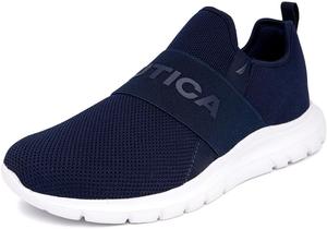 Мужские слипоны Nautica - повседневная модная обувь для прогулок, средняя и широкая полнота, Navy-tobin