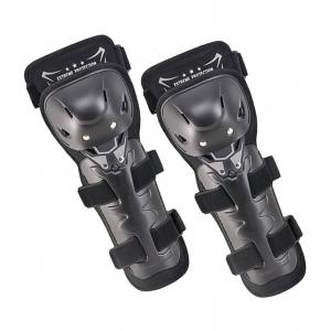 Наколенники и налокотники для мотоциклистов, ветрозащитные, всесезонная защита от падений для горного велосипеда и мотокросса, прочные, ударостойкие ULTECHNOVO, Black