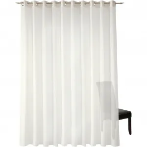 Нейтекс для вас! Штора «Поцелуй», (1 шт.), однотонная, естественного вида, на заказ Neutex For You!, цвет wollweiß