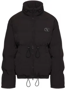 Пуховик с логотипом VLogo Signature VALENTINO GARAVANI, черный