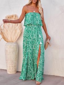 Длинное платье Milan Kiss, цвет grün/weiß