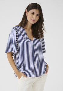Блуза Culture Blouse, Mazarine Blue White Stripe/Dark Blue