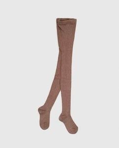 Ребристые колготки Condor, темно-коричневый