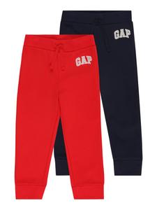 Зауженные брюки GAP, Night blue/Red