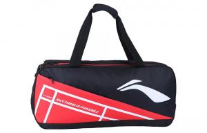 LINING Сумка для бадминтона из ткани, одноплечевая сумка обычная унисекс black red