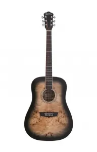 Акустическая гитара Washburn Deep Forest Burl на 6 струн, правая, черно-фиолетовое градиентное покрытие (DFBDB-U)
