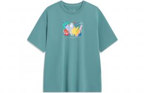 Мужская футболка LiNing Sports Life Collection, цвет «французский изумрудно-зеленый»