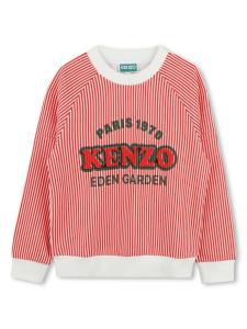 Kenzo Kids толстовка с логотипом, красный
