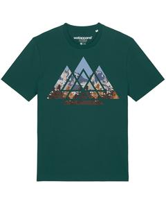 Рубашка Watapparel Geometric Landscape, темно-зеленый