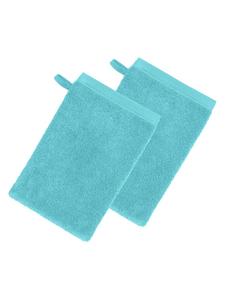 Erwin Müller Махровые рукавицы для мытья, 2 шт, Heidenheim, бирюзового цвета