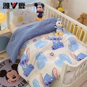 Yalu Одеяло молочный флис 200х230 см, вес 3 кг, категория А, детское, цвет Stitch