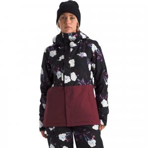 Женская утепленная куртка Freedom The North Face, TNF Black Winter Flowers Print/Alpine Plum