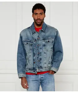 Джинсовая куртка Loose fit Hugo, синий