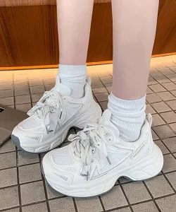 Кроссовки на платформе в стиле «папиных кроссовок» Aimoha - Select -, цвет White