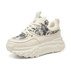 Износостойкие и легкие низкие кроссовки на массивной подошве для женщин KEJIANNI, White