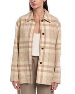 Лафайет 148 Нью-Йорк Свободное пальто-кокон Lafayette 148 New York, бежевый