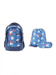2Be Набор из 3 школьных рюкзаков синего цвета