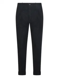 Джинсы из хлопка с плиссированными манжетами JACOB COHEN, синий