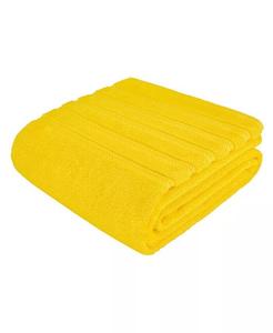 Большое банное полотенце American Soft Linen Edison Luxury из 100% турецкого хлопка, желтый