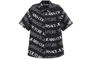 VERSACE JEANS COUTURE Рубашка SS24 мужская черная