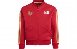 Куртка Adidas DISNEY 100 TRACK для детей Каштаново-красный/Золотой