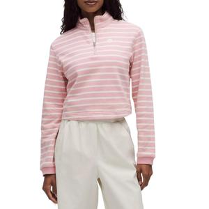 Французская коллекция Cropped Collection Regular T Shirt Women's Lululemon, розовый (yachtie stripe розовый светлый айвори)