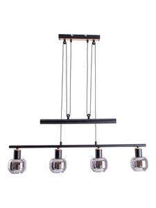 Подвесной светильник "FUMOSO" черного цвета - (Д)78 см x (Ш)10 см x (В)160 см näve