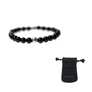 Chrome Hearts Браслет из стерлингового серебра 925 пробы унисекс черный