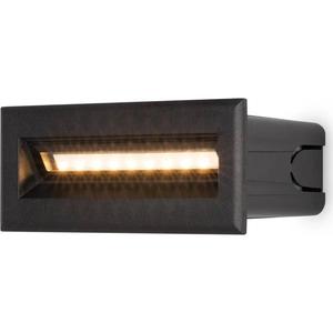 Уличный настенный светильник Maytoni Decorative Lighting Bosca, черный - глубина: 14 см