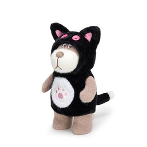 BEARHANS Мягкая игрушка Meowth Fun Black Cat костюм кукла высота 37 см