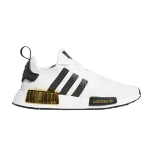 Кроссовки Adidas NMD_R1 J, White Gold Metallic