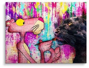 Металлическая картина ArtMind Paint Panther, 40x30 см, многоцветный