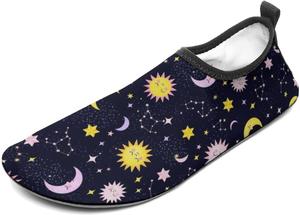 Водные тапочки, обувь для плавания, быстро сохнущие босоножки, аква-носки, пляжная обувь для женщин и мужчин Woezkex, Pattern630