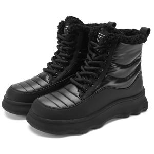 D:FUSE SCANDINAVIA Тёплые износостойкие утеплённые короткие зимние сапоги для женщин чёрные, цвет Black