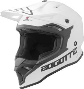 Мотокроссовый шлем Bogotto v337 solid, White Matt