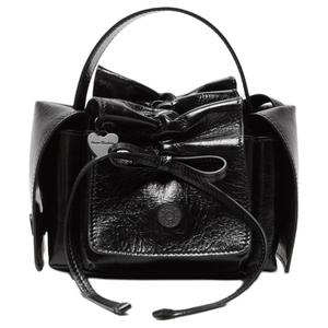 Acne Studios Миниатюрная женская сумка через плечо из телячьей кожи черного цвета