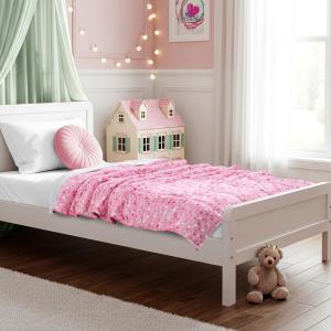 Утяжеленное одеяло Bare Home 102х152 см, 4,5 кг, Minky Fleece, нетоксичные стеклянные шарики, Princess